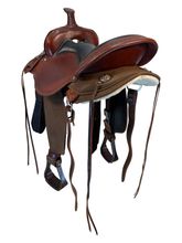 15 Inch Used Circle Y High Horse Daisetta Cordura Trail Saddle Wide Tree 6914