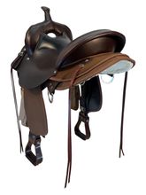 15 Inch Used Circle Y High Horse El Campo Cordura Trail Saddle Medium Tree 6970
