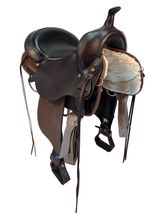 15 Inch Used Circle Y High Horse El Campo Cordura Trail Saddle Medium Tree 6970