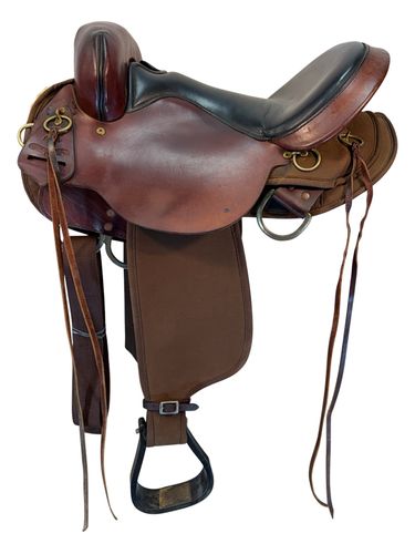 15 Inch Used Circle Y High Horse Highbank Cordura Endurance Saddle Wide Tree 6916