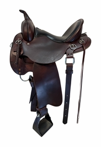 15 Inch Used Circle Y High Horse Little River Trail Saddle Medium Tree 6863