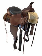 15 Inch Used Circle Y High Horse Lockhart Cordura Trail Saddle Medium Tree 6910