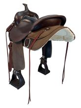 15 Inch Used Circle Y High Horse Lockhart Cordura Trail Saddle Wide 6910