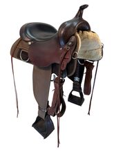 15 Inch Used Circle Y High Horse Lockhart Cordura Trail Saddle Wide 6910