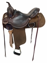 15 Inch Used Circle Y High Horse Magnolia Cordura Trail Saddle Medium Tree 6909