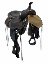 15 Inch Used Circle Y Julie Goodnight Teton Trail SAddle Medium Flex Tree 1760
