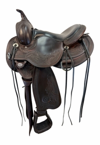 15 Inch Used Circle Y Julie Goodnight Wind River Trail Saddle Wide Flex Tree 1750