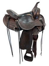 15 Inch Used Circle Y Julie Goodnight Wind River Trail Saddle Wide Flex Tree 1750