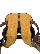 HOLD 2026/01/06j  15 Inch Used Circle Y Kelly Kaminski Blaze Barrel Saddle Wide Flex Tree 1528