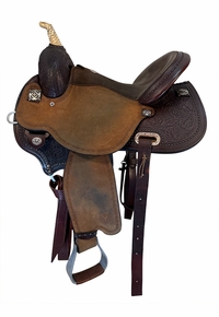 15 Inch Used Circle Y Kelly Kaminski Faith Barrel Saddle Wide Flex2 Tree 1524