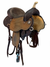 SOLD 2026/10/03 15 Inch Used Circle Y Kelly Kaminski Faith Barrel Saddle Wide Flex2 Tree 1524