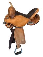 15 Inch Used Circle Y Kelly Kaminski Swift Barrel Saddle Medium Flex Tree 1522