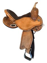 15 Inch Used Circle Y Kelly Kaminski Swift Barrel Saddle Medium Flex Tree 1522