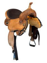 15 Inch Used Circle Y Kelly Kaminski Swift Barrel Saddle Medium Flex Tree 1522