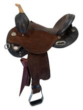 15 Inch Used Circle Y Kelly Kaminski Swift Barrel Saddle Medium Flex Tree 1522