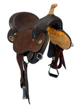 15 Inch Used Circle Y Kelly Kaminski Swift Barrel Saddle Medium Flex Tree 1522