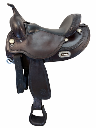 16 Inch Used Circle Y Oasis Arabian Trail Saddle Medium Flex2 Tree 1562