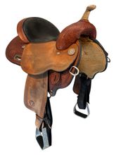 15 Inch Used Circle Y KK Barrel Saddle 3030