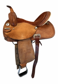 15 Inch Used Circle Y NBHA Barrel Saddle 2025