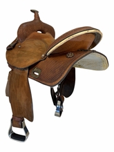 SOLD 2026/08/15   15 Inch Used Circle Y NBHA Barrel Saddle Medium Tree 2025