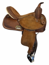 SOLD 2026/08/15   15 Inch Used Circle Y NBHA Barrel Saddle Medium Tree 2025