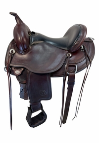 15 Inch Used Circle Y Omaha Trail Saddle Medium Flex Tree 1554
