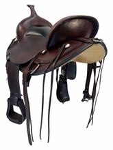 15 Inch Used Circle Y Omaha Trail Saddle Medium Flex Tree 1554