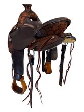 15 Inch Used Circle Y Paisley Flex Trail Saddle Wide Tree 1154