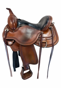 15 Inch Used Circle Y Pioneer Trail Saddle Wide Flex2 Tree 1665