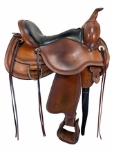 SOLD 2026/05/25  15 Inch Used Circle Y Pioneer Trail Saddle Wide Flex2 Tree 1665