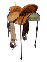 SOLD 2026/01/12j  15 Inch Used Circle Y Proven Barrel Saddle Medium Tree 3649