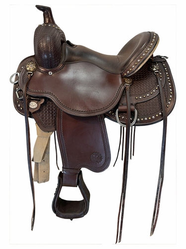 15 Inch Used Circle Y Reno Trail Saddle Wide Flex2 Tree 2373