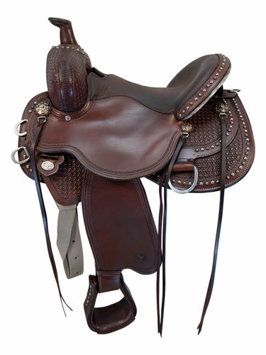 SOLD 2026/08/14   15 Inch Used Circle Y Reno Trail Saddle Wide Flex2 Tree 2373