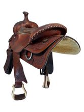 15 Inch Used Circle Y Roping Saddle Medium Tree 1270