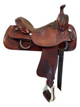 15 Inch Used Circle Y Roping Saddle Medium Tree 1270