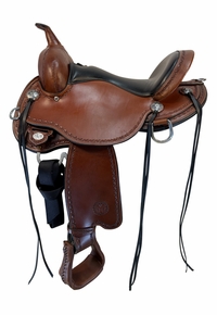 SOLD 2026/08/02  15 Inch Used Circle Y Salt River Trail Saddle Medium Flex2 Tree 1667