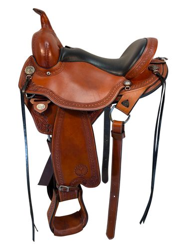 15 Inch Used Circle Y Sheridan Trail Saddle X Wide Flex Tree 1572