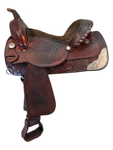 15 Inch Used Circle Y Show Saddle 3975