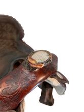 15 Inch Used Circle Y Show Saddle 3975