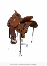 15 Inch Used Circle Y Sierra Nevada Arena Reining Trail Saddle Wide Flex2 Tree 1560