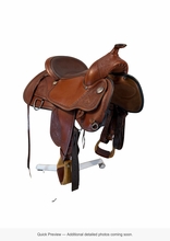 15 Inch Used Circle Y Sierra Nevada Arena Reining Trail Saddle Wide Flex2 Tree 1560