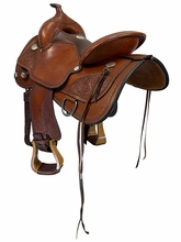 15 Inch Used Circle Y Sierra Nevada Arena Reining Trail Saddle Wide Flex2 Tree 1560