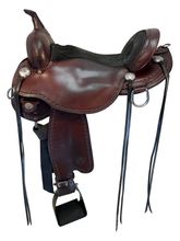 SOLD 2025/09/24  15 Inch Used Circle Y Salt River Trail Saddle 1667