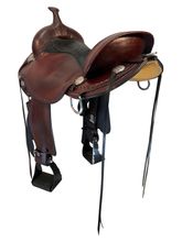 SOLD 2025/09/24  15 Inch Used Circle Y Salt River Trail Saddle 1667