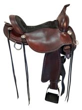 SOLD 2025/09/24  15 Inch Used Circle Y Salt River Trail Saddle 1667