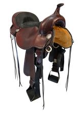 SOLD 2025/09/24  15 Inch Used Circle Y Salt River Trail Saddle 1667