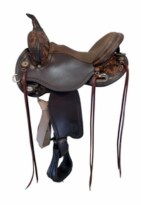 15 Inch Used Circle Y Sunflower Trail Saddle 1682