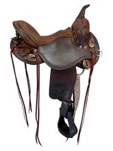 SOLD 2025/09/29  15 Inch Used Circle Y Sunflower Trail Saddle 1682