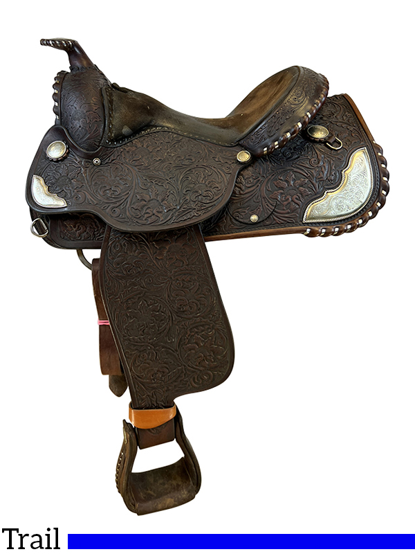 PRICE REDUCED! 15 Inch Used Circle Y Trail Saddle 2134 *Free Shipping*