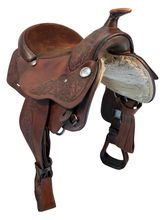 SOLD 2025/08/14e  15 Inch Used Circle Y Trail Saddle 3148